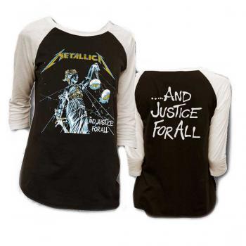 METALLICA ラグランTシャツ JUSTICE RAGLAN 正規品バンドTシャツ