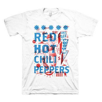 RED HOT CHILIPEPPERS Tシャツ MULTIPLY 正規品バンドTシャツ ロックTシャツ