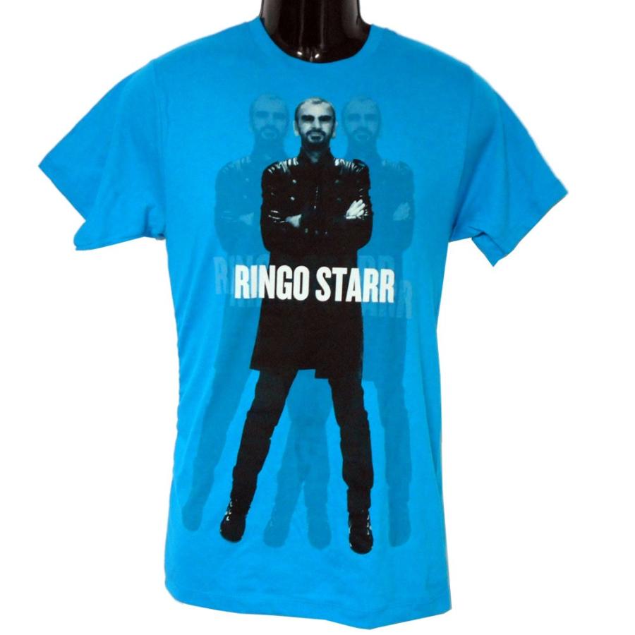 RINGO STARR Tシャツ RINGO STANDING BLUE 正規品 バンドTシャツ