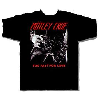 MOTLEY CRUE Tシャツ TOO FAST FOR LOVES 正規品バンドTシャツ
