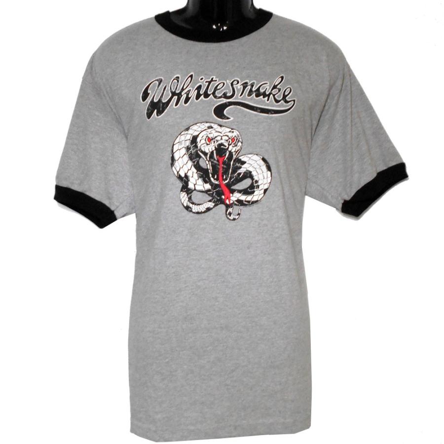 WHITESNAKE ラグランTシャツ Vintage Snake 正規品バンドTシャツ ロックTシャツ
