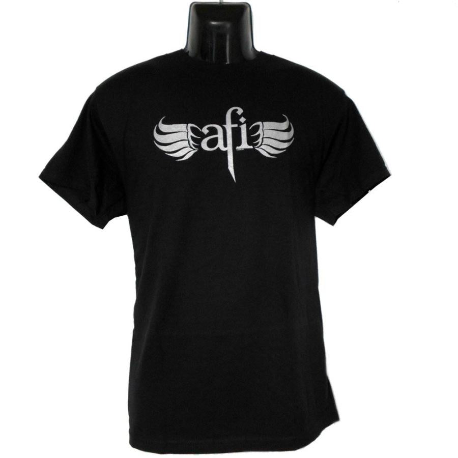 AFI WINGS TEE BLACK W SILVER INK バンドTシャツ 正規品