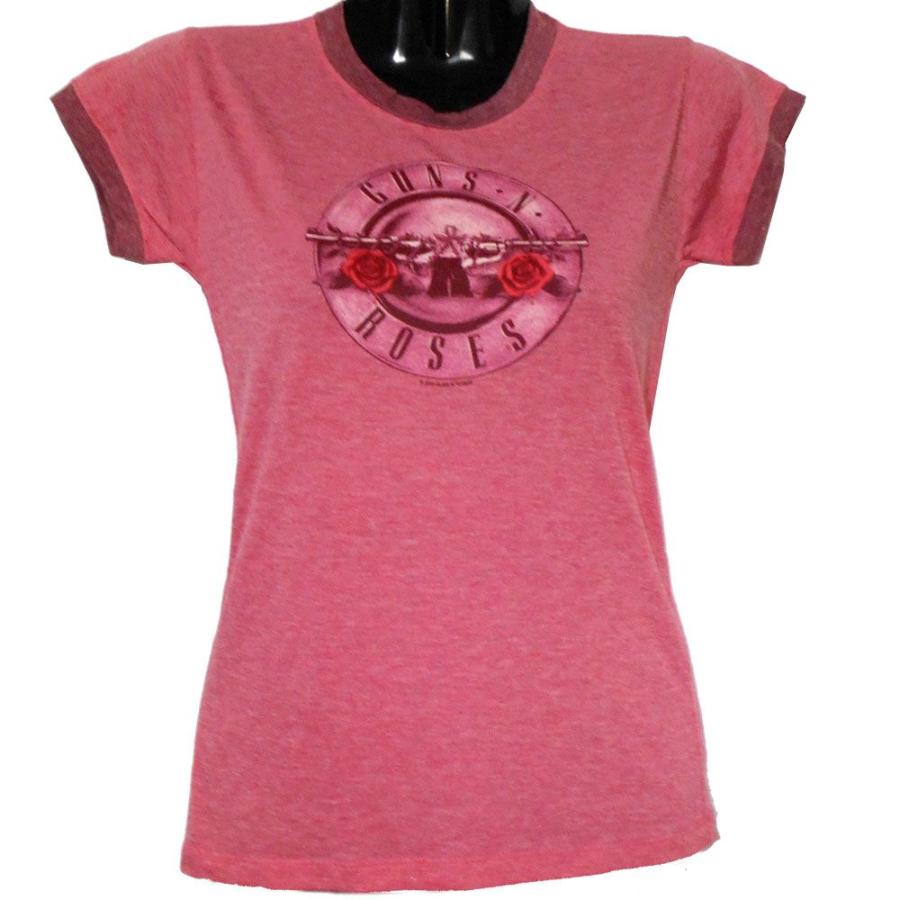 GUNS N' ROSES レディースサイズ Tシャツ Bullet Duotone 正規品バンドTシャツ