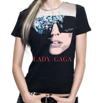 LADY GAGA Tシャツ レディースサイズ VINTAGE ALBUM FACE 正規品バンドTシャツ