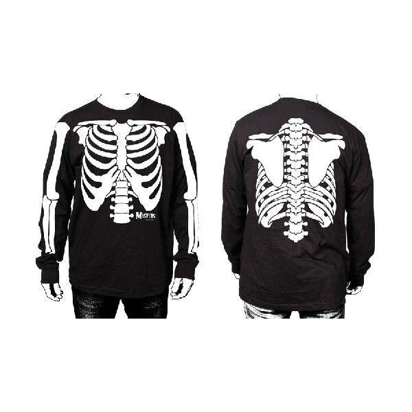 MISFITS 長袖Tシャツ Glow In The Dark Skeleton 正規品バンドTシャツ