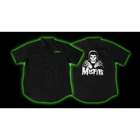 MISFITS ワークシャツ Crossed Hands Workshirt 正規品バンドTシャツ
