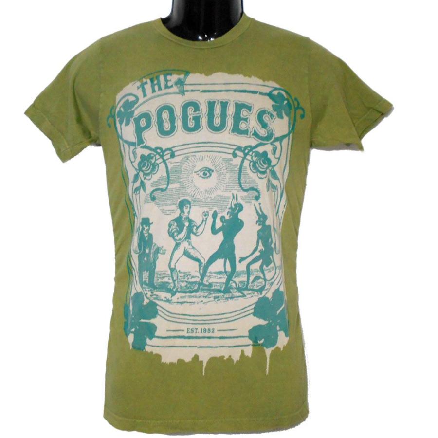THE POGUES Tシャツ Premium Beer Label 正規品バンドTシャツ ロックTシャツ