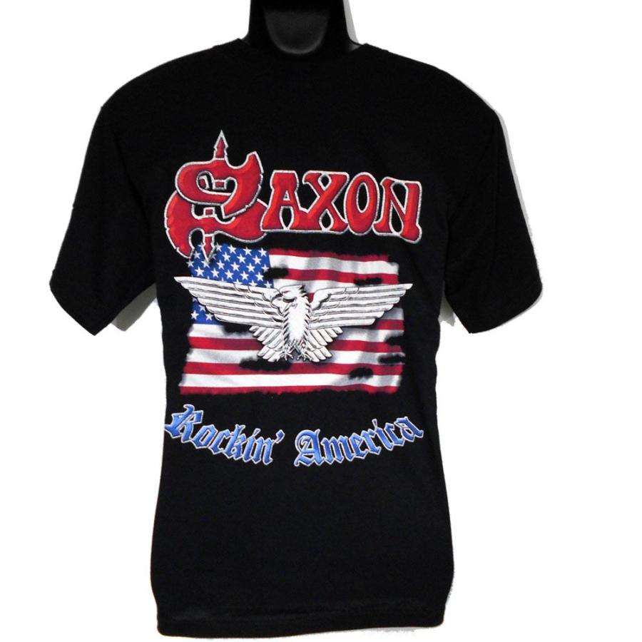 SAXON Tシャツ ENGLAND正規品バンドTシャツ ロックTシャツ