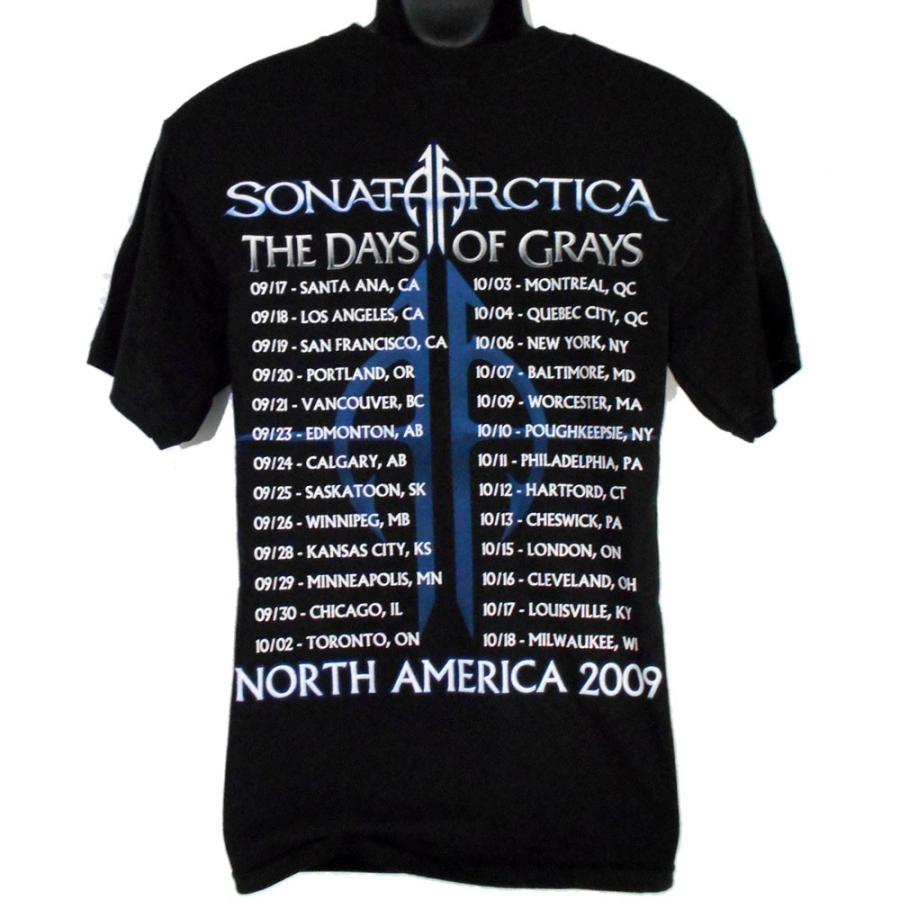 SONATA ARCTICA Tシャツ DAYS OF GRAY DATES 正規品バンドTシャツ ロックTシャツ
