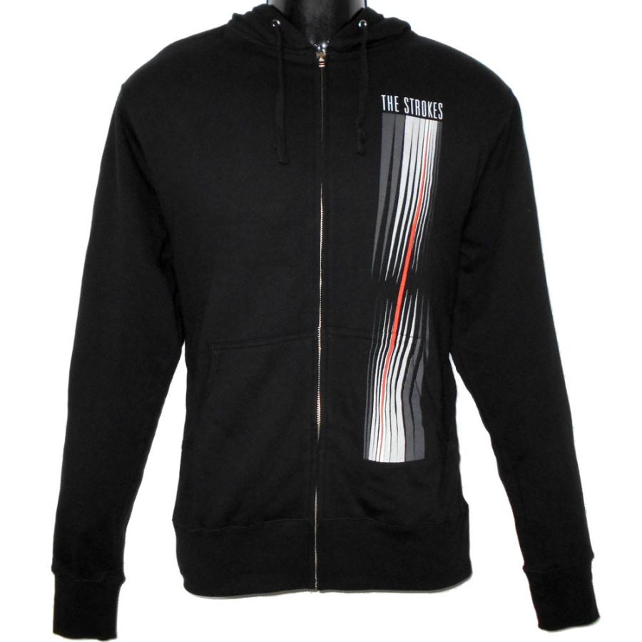 THE STROKES パーカー Stripe Zip Hood 正規品バンドパーカー ロックパーカー