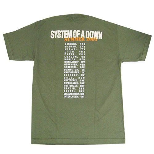 SYSTEM OF A DOWN Tシャツ THERAPY 正規品バンドTシャツ ロックTシャツ