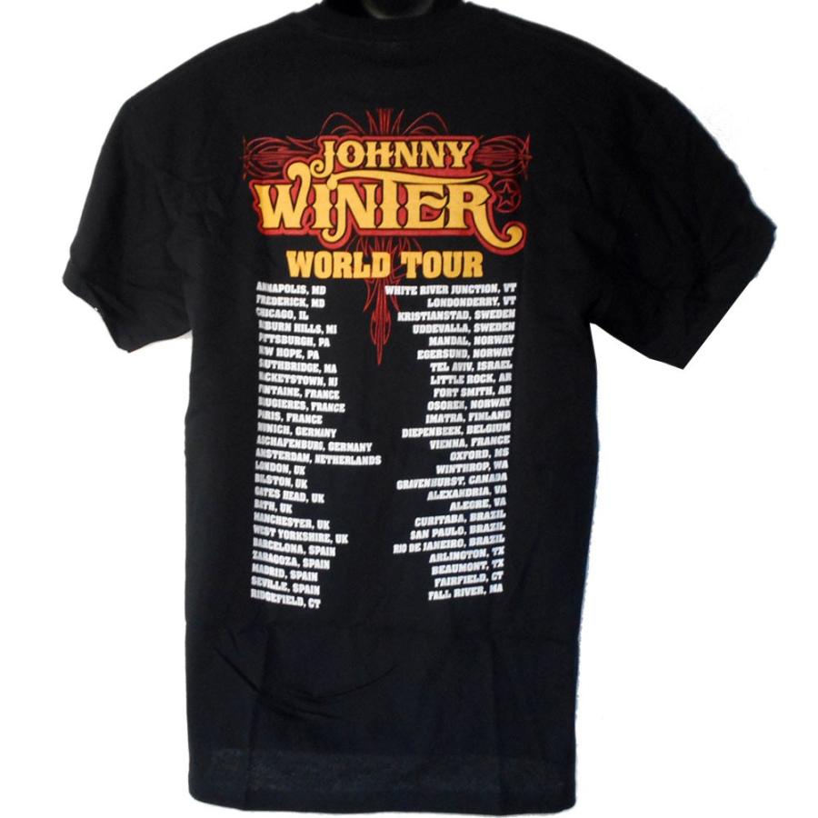 JOHNNY WINTER Tシャツ WORLD TOUR 正規品