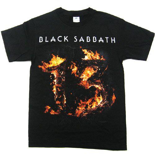 BLACK SABBATH Tシャツ 13 BLACK 正規品 バンドTシャツ