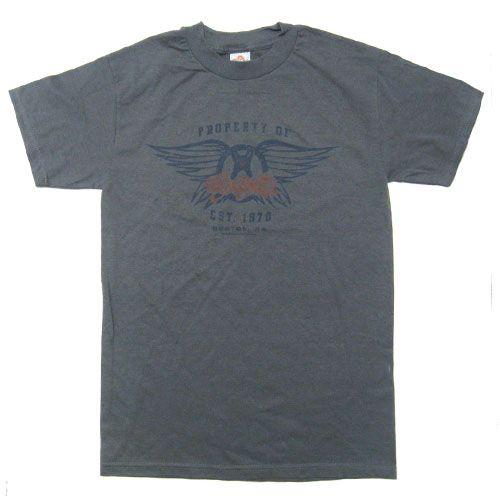 AEROSMITH Athletic Logo バンドTシャツ 正規品