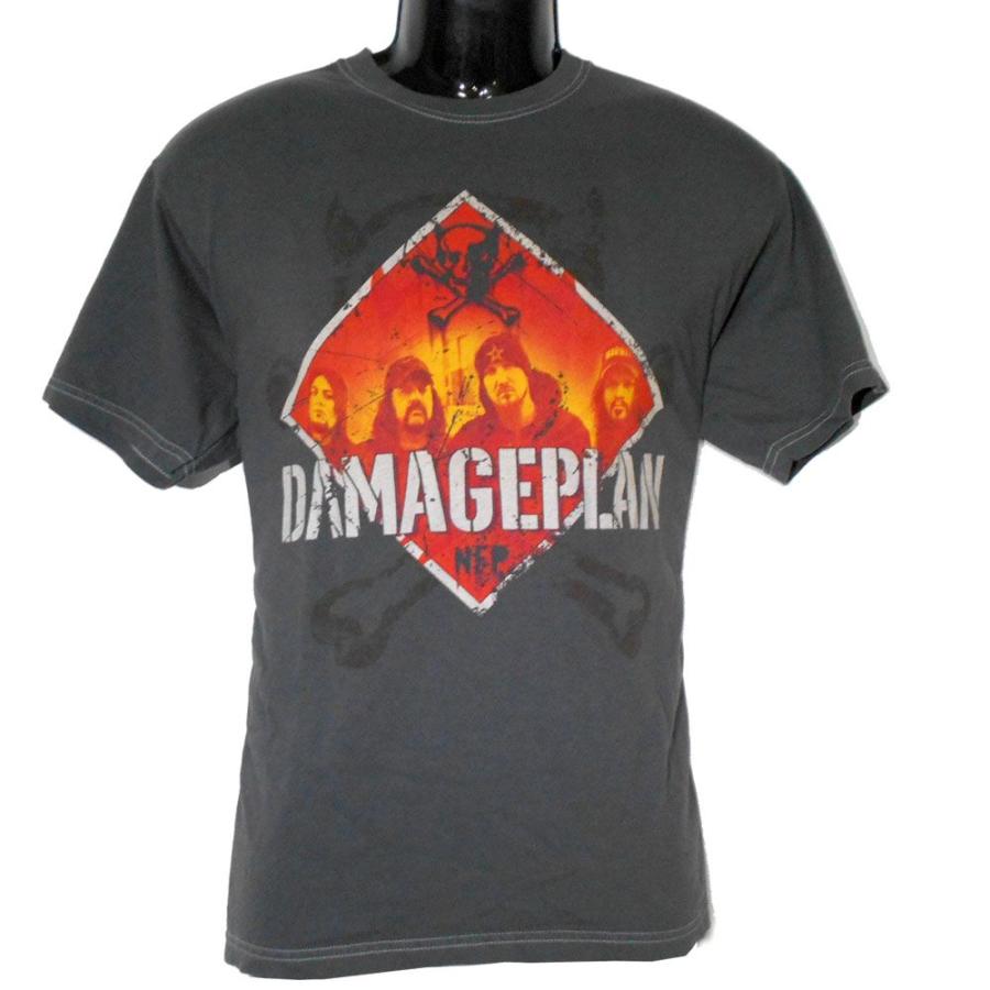 DAMAGEPLAN Tシャツ Hi Contrast Logo Overdye 正規品 バンドTシャツ
