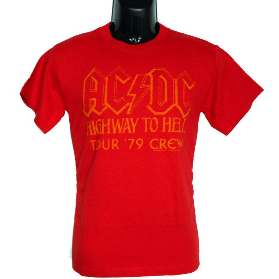 AC/DC Tシャツ HIGHWAY TO HELL 79 RED 正規品