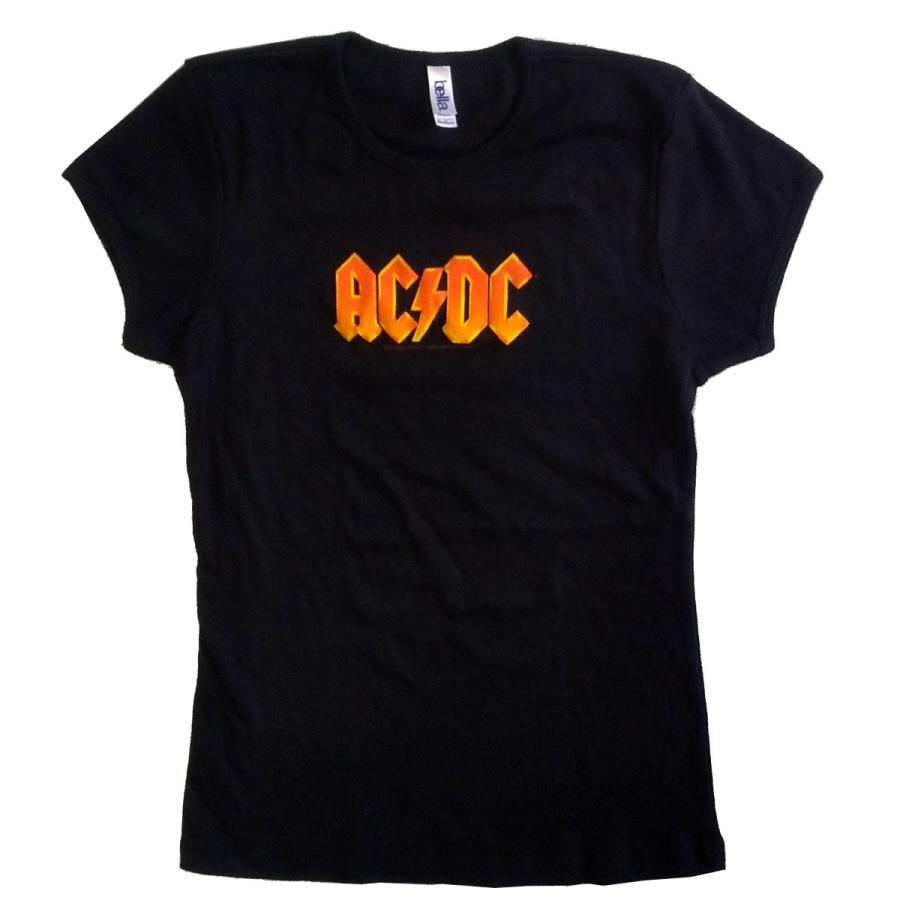 AC/DC Tシャツ Babydoll LOGO レディースサイズ 正規品