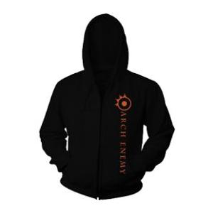 ARCH ENEMY Logo Black Zip Hood バンドパーカー 正規品