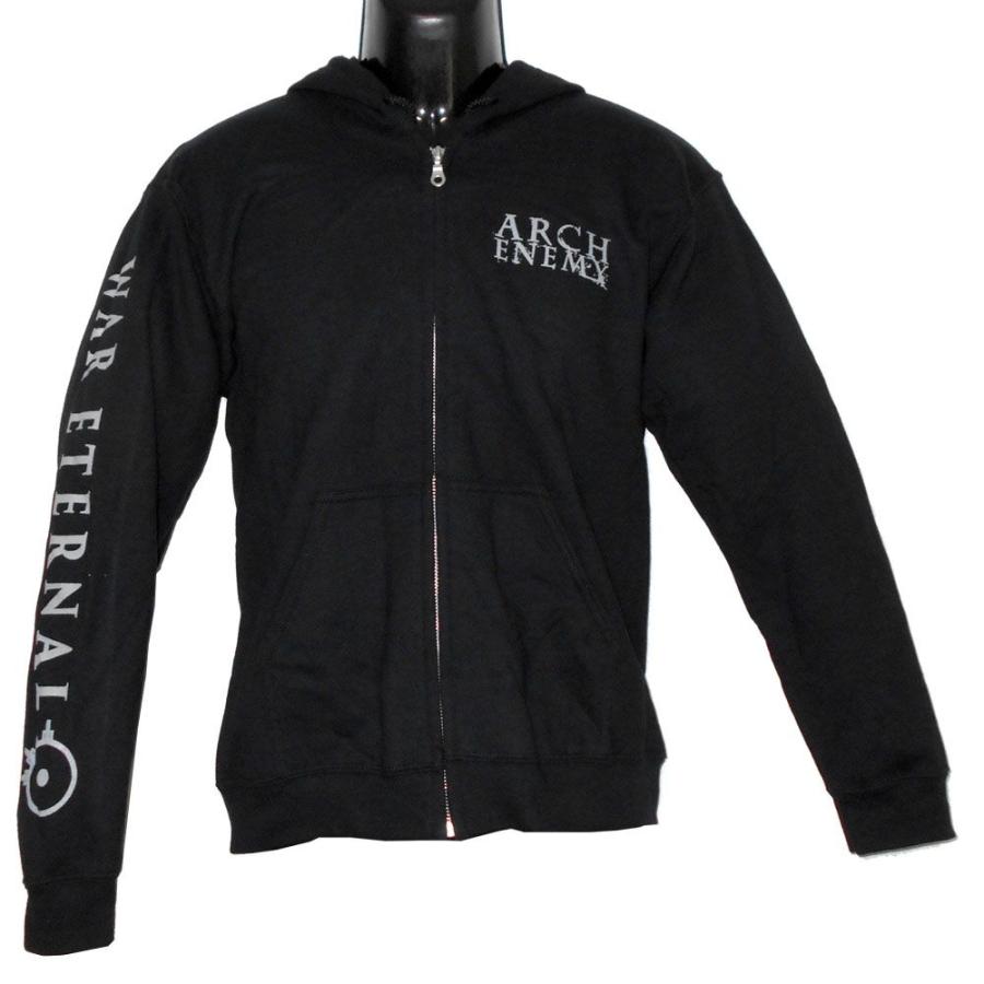 ARCH ENEMY War Eternal Logo Zip Hoodie バンドパーカー 正規品