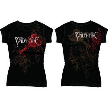 BULLET FOR MY VALENTINE Tシャツ レディースサイズ RNR PIERCED THROUGH GIRLIE 正規品 バンドTシャツ