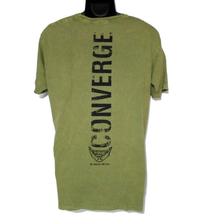 CONVERGE Tシャツ THE WORMS WILL FEED MINERAL WASH 正規品 バンドTシャツ