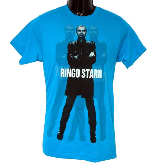 RINGO STARR Tシャツ RINGO STANDING BLUE 正規品 バンドＴシャツ