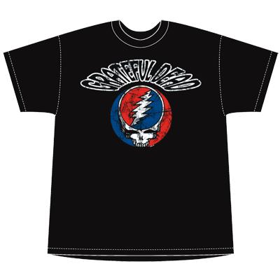 GREATEFUL DEAD Tシャツ Distressed Steal Your Face 正規品 バンドＴシャツ