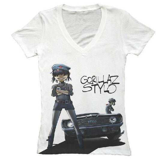 GORILLAZ Ｔシャツ レディースサイズ STYLO 正規品 バンドＴシャツ