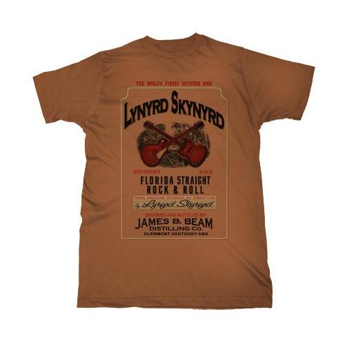 LYNYRD SKYNYRD Tシャツ WHISKEY LABEL 正規品バンドＴシャツ ロックＴシャツ