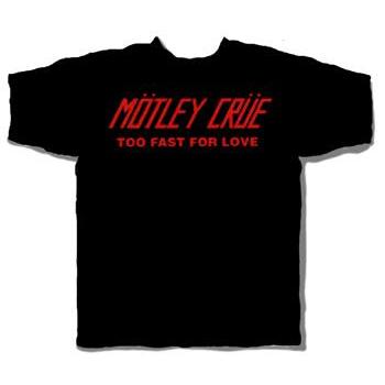 MOTLEY CRUE Tシャツ TOO FAST FOR LOVES 正規品バンドＴシャツ