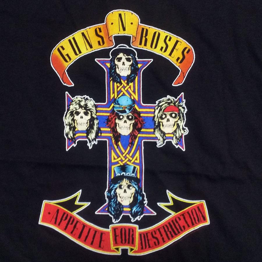 GUNS N ROSES Tシャツ Cross バンドＴシャツ 正規品