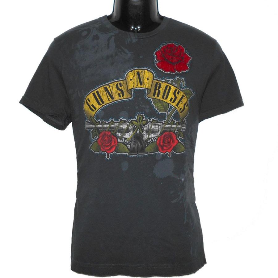 GUNS N ROSES Tシャツ ROSE SWAG 正規品バンドＴシャツ ロックＴシャツ