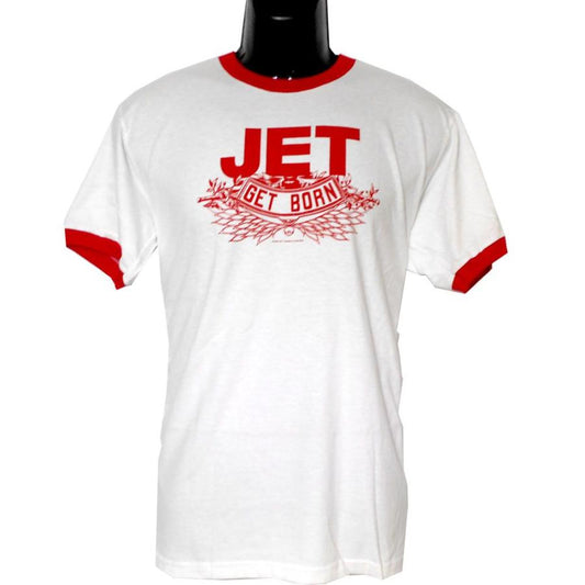 JET Tシャツ GET BORN RINGER 正規品バンドＴシャツ ロックＴシャツ