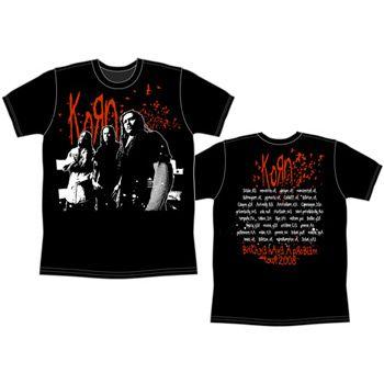 KORN Tシャツ BAND SHOT 正規品バンドＴシャツ ロックＴシャツ