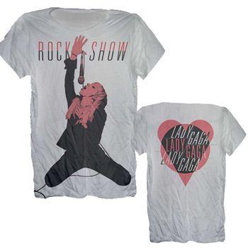 LADY GAGA Ｔシャツ レディースサイズ ROCK SHOW 正規品バンドＴシャツ