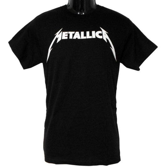 METALLICA Tシャツ BLACK AND WHITE LOGO 正規品