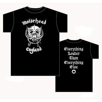 MOTORHEAD Tシャツ MOTORHEAD ENGLAND 正規品バンドＴシャツ