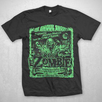 ROB ZOMBIE Tシャツ THE GHOUL SHOW 正規品バンドＴシャツ ロックＴシャツ