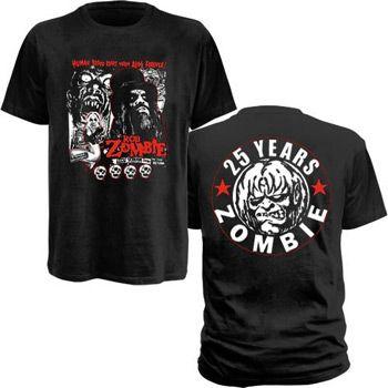 ROB ZOMBIE Tシャツ 25 YEARS 正規品バンドＴシャツ ロックＴシャツ