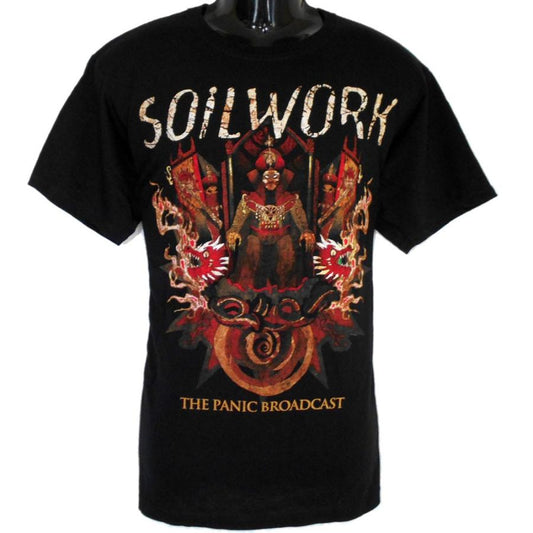 SOILWORK Tシャツ THE PANIC BROADCAST 正規品バンドＴシャツ ロックＴシャツ