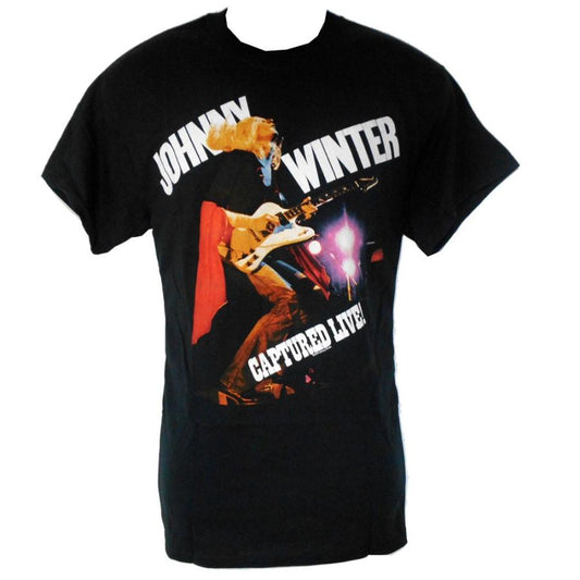 JOHNNY WINTER Tシャツ Captured Live 正規品