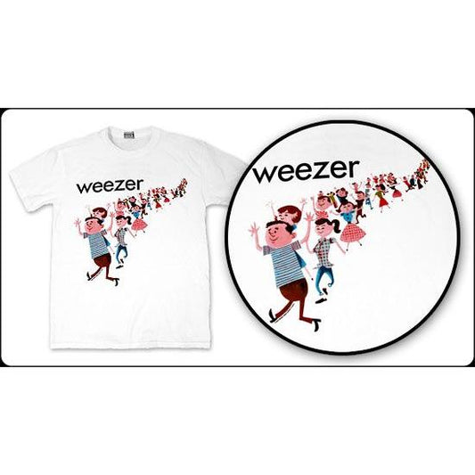 WEEZER Tシャツ Running Crowd 正規品バンドＴシャツ ロックＴシャツ