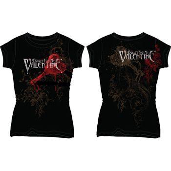 BULLET FOR MY VALENTINE Ｔシャツ レディースサイズ RNR PIERCED THROUGH GIRLIE 正規品 バンドＴシャツ