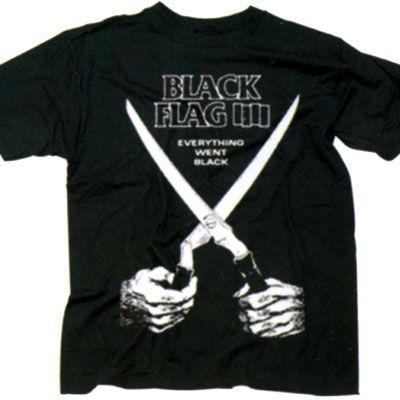 BLACK FLAG Ｔシャツ EVERYTHING WENT BLACK 正規品 バンドＴシャツ