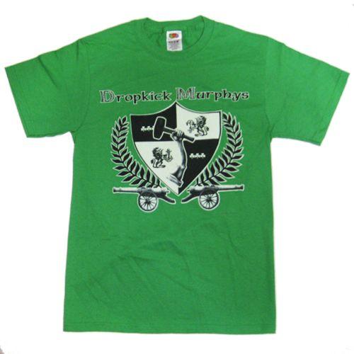 DROPKICK MURPHYS Ｔシャツ COAT OF ARMSKELLY GREEN 正規品 バンドＴシャツ